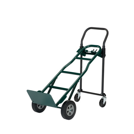 Harper Convertible Hand Truck, 4in1 Qck Chng, 8" Solid Rubber Tires, 700Lbs JDCSA8543